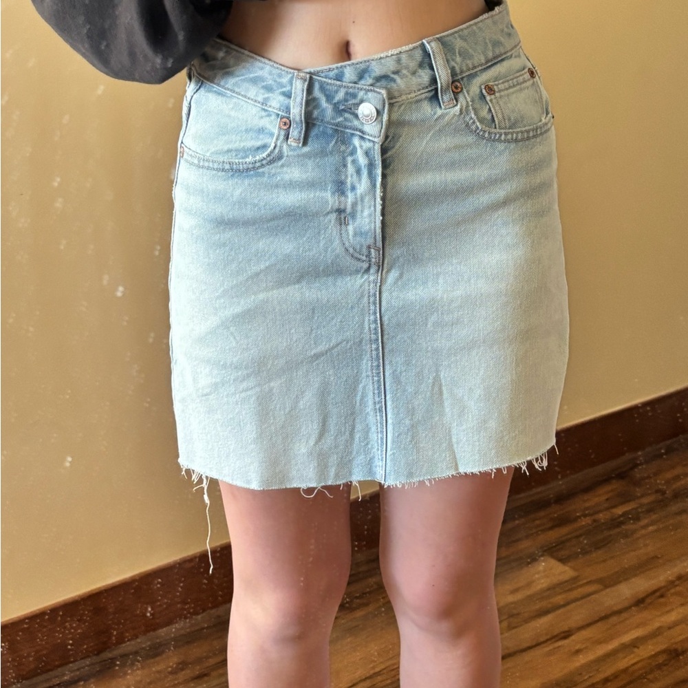 Denim Mini Skirt